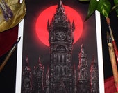 Bloodborne Clocktower Art Print