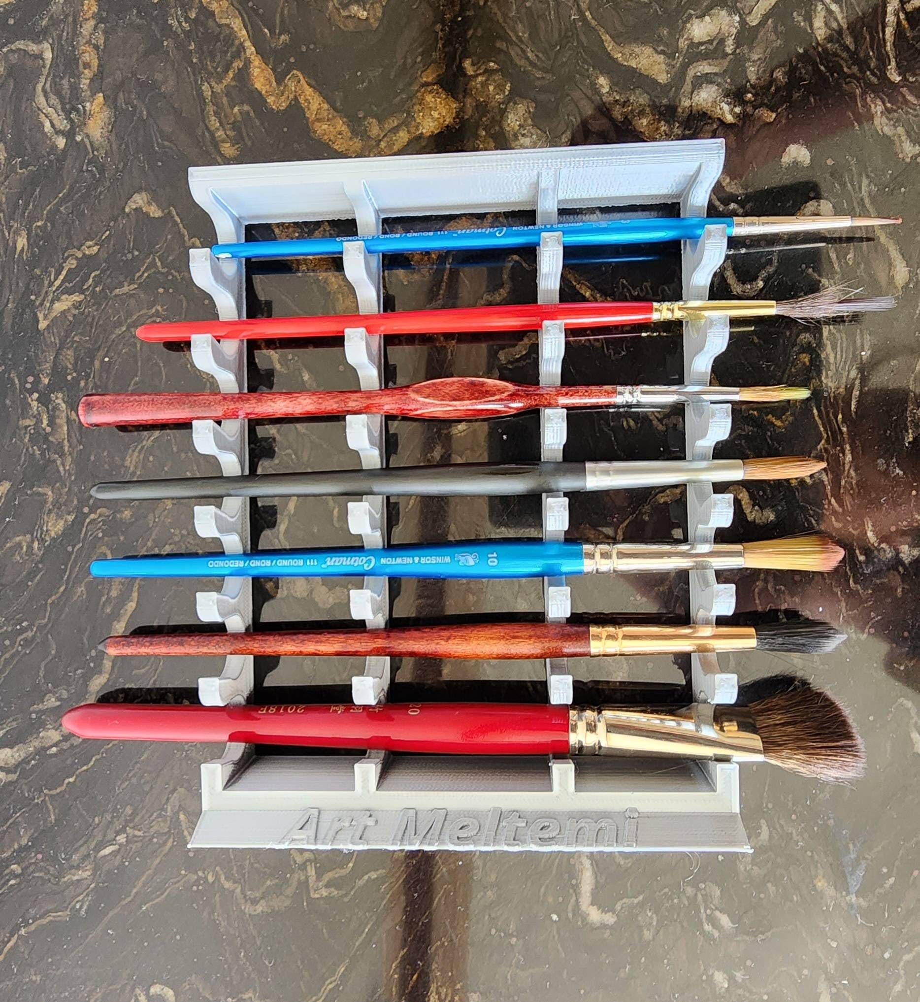 Artists Paint Brush Holder Horizontal Drying Brush Rack. Etsy Australia