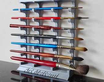 bookbinding supplies sydney Artists Paint Brush Holder, Horizontal Drying Brush Rack. Perfect Gift. Designed and Made in Australia by Mother & Son