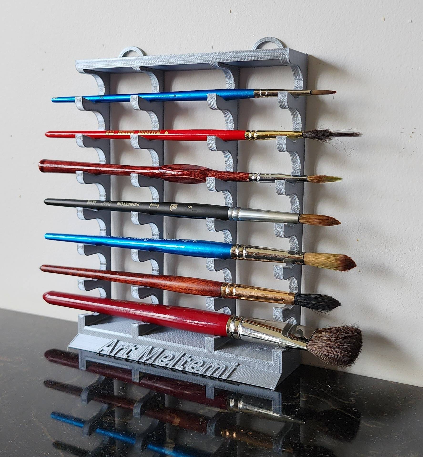 BlackLabMill Rotating Paint Brush Holder