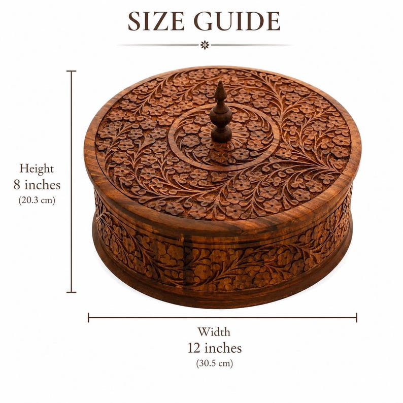 Handmade Rosewood Bread Box, Rustic Round Wooden Storage Box, Farmhouse Kitchen Decor, Housewarming Gift image 6