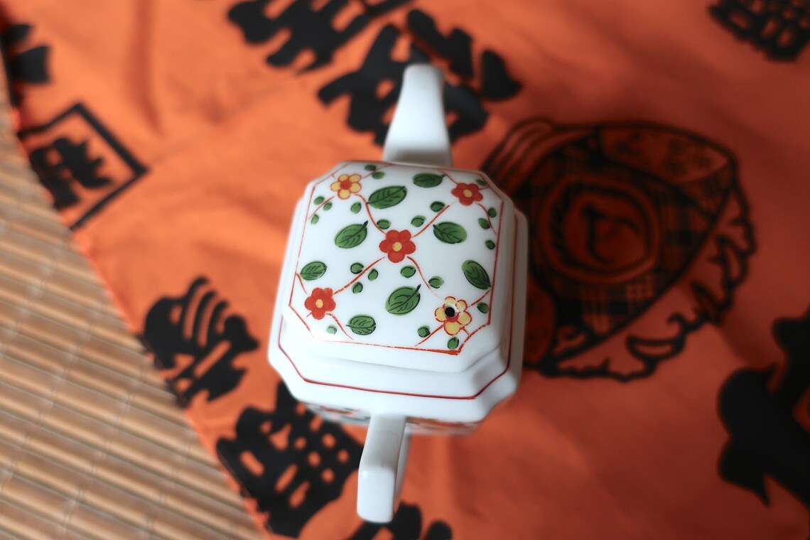 Vintage Japanese Floral Soy Sauce Shoyu Dispenser Bottle / Etsy