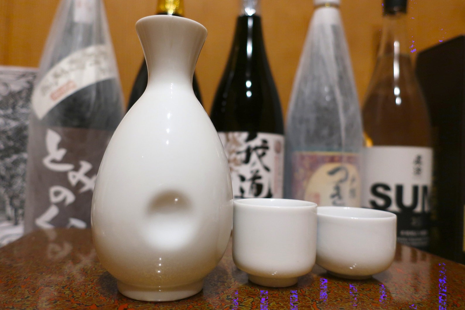 Japanse Sake Set Nihon Ozeki Japanse Kanji Print Tokkuri & Etsy
