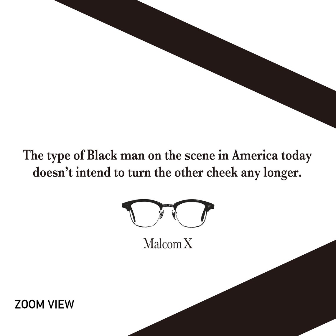 Malcolm X Inspirational Quote Wall Decor Poster Black and Etsy