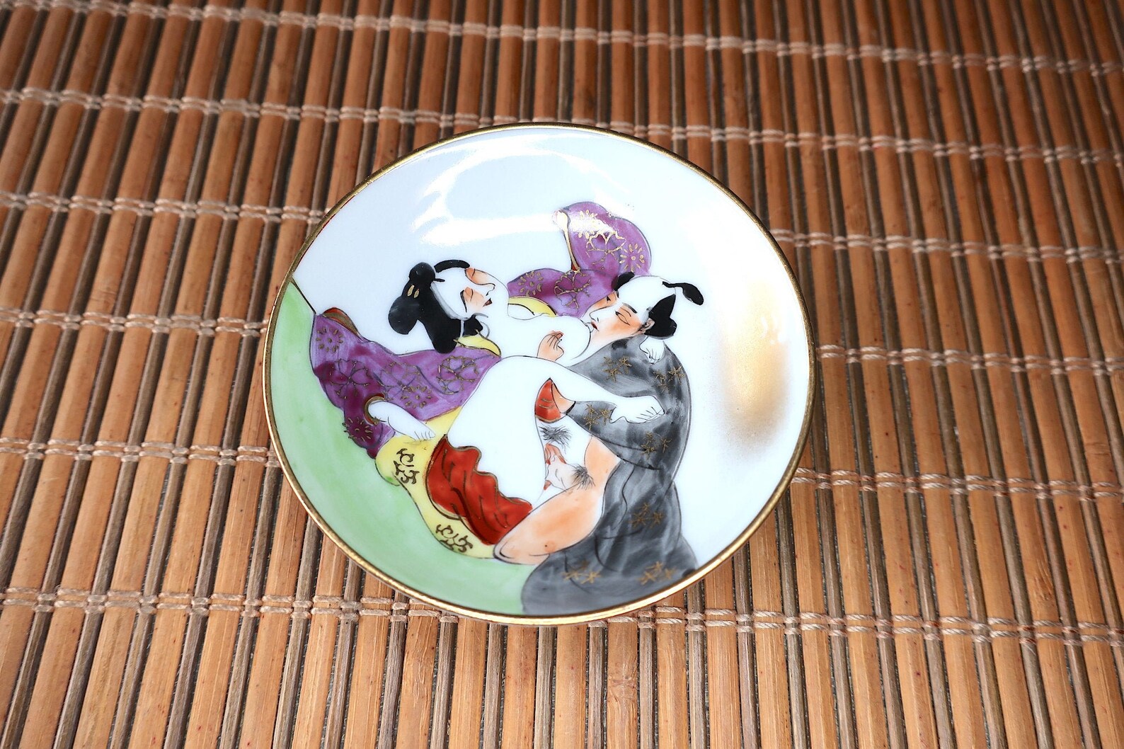 Japanese Shunga Erotic Vintage SAKE Cup Japanese Highquality Etsy