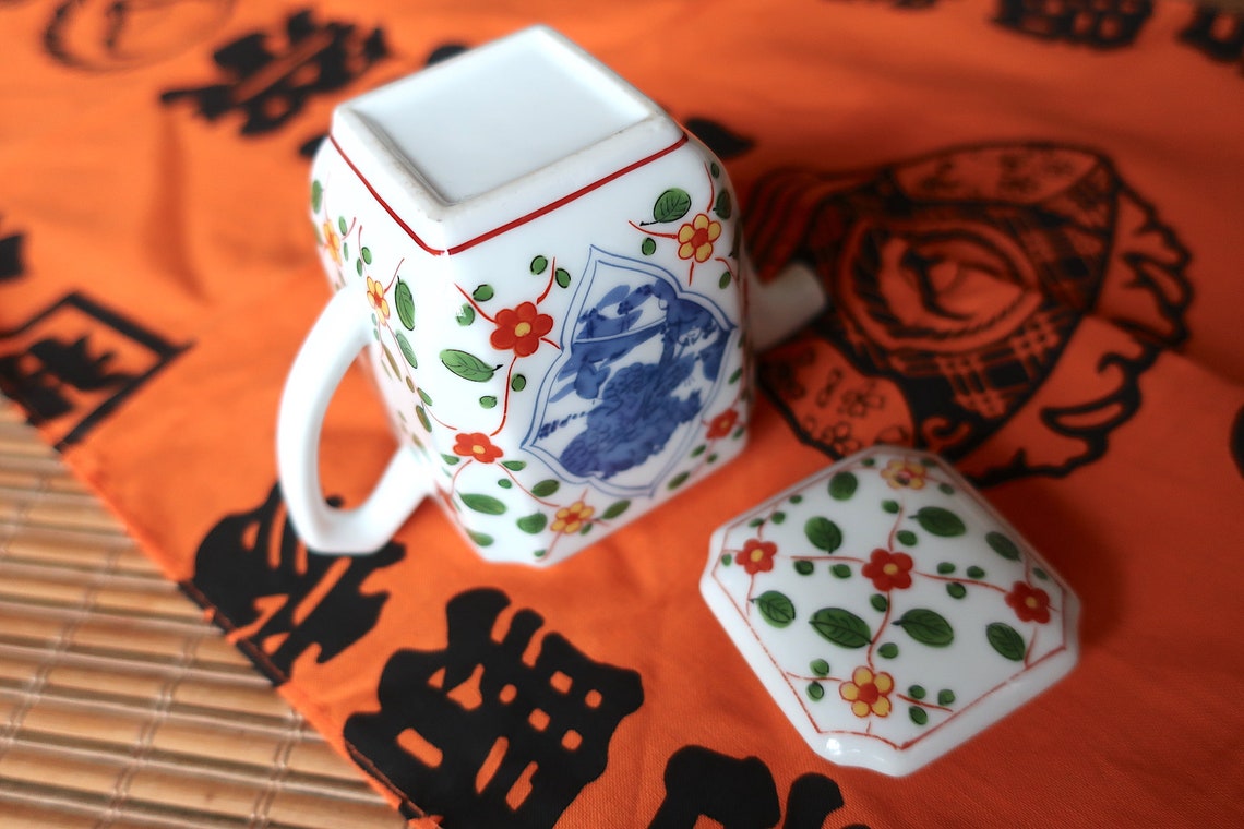 Vintage Japanese Floral Soy Sauce Shoyu Dispenser Bottle / Etsy