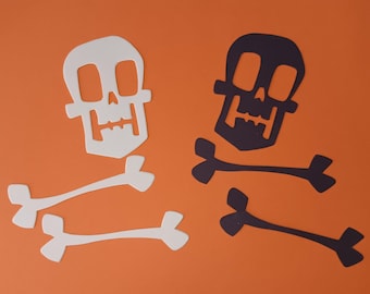 Halloween Skull and Bones Die Cuts