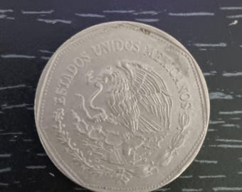1980 Quetzalcoatl 5 Pesos Coin