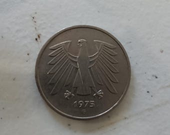 1975 Germany 5 Deutsche Mark