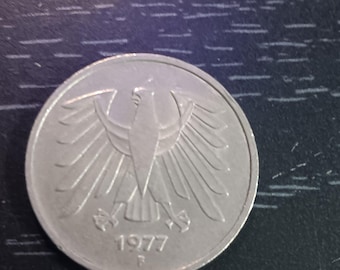 1977-F Germany 5 Deutsche Mark