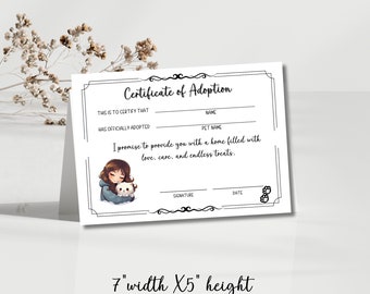 Puppy Birth Certificate Editable Template, Dog Adoption, Breeder Digital Certificate, Puppy Party, Let's Pawty, Printable PDF