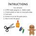 Rolling Dice Game, Roll A Gingerbread Man, Kids DIY Art Craft Activity ...