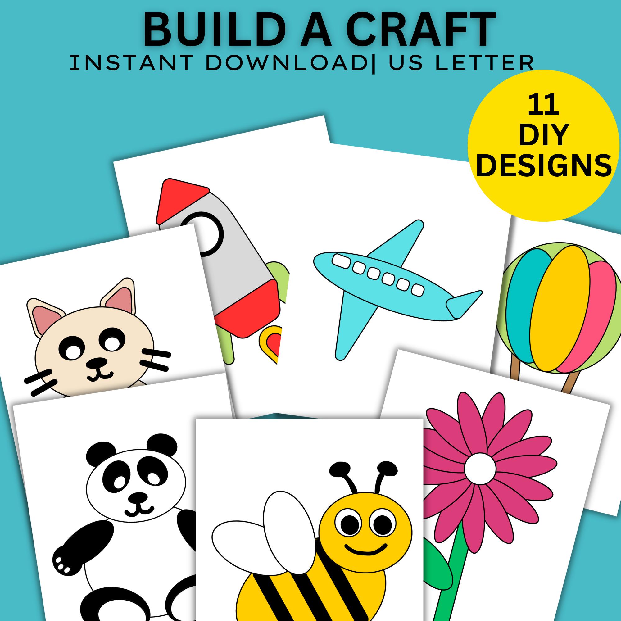 Build A Craft, 21 Pre-k, Preschool, Kindergarten & Daycare Arts Crafts ...