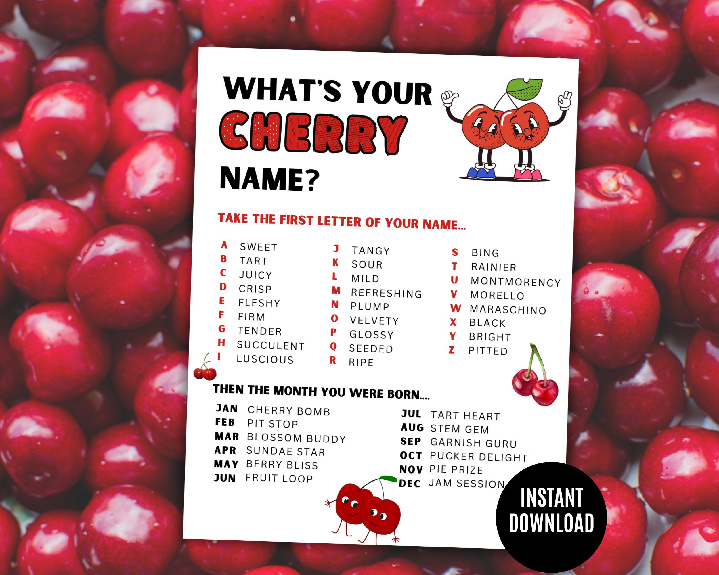 題名『Cherry』 Extended License- 1 year — Cherry Fizz Co