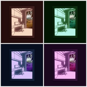 Printable Light Box Light Painting Template Instant Download - Etsy