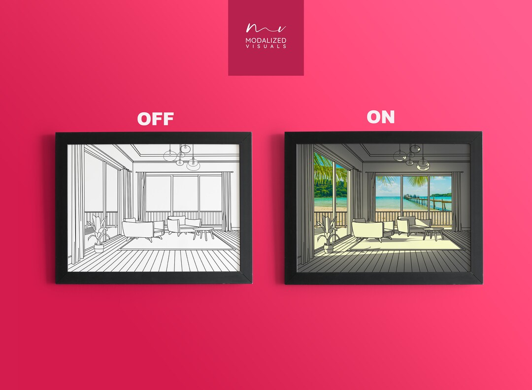 Printable LED Box Artwork: DIY Shadow Box Paper Cut Template Download ...