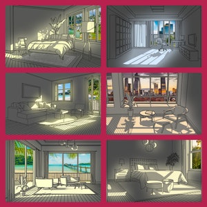 6 Printable LED Box Artwork: DIY Light Painting Template Download