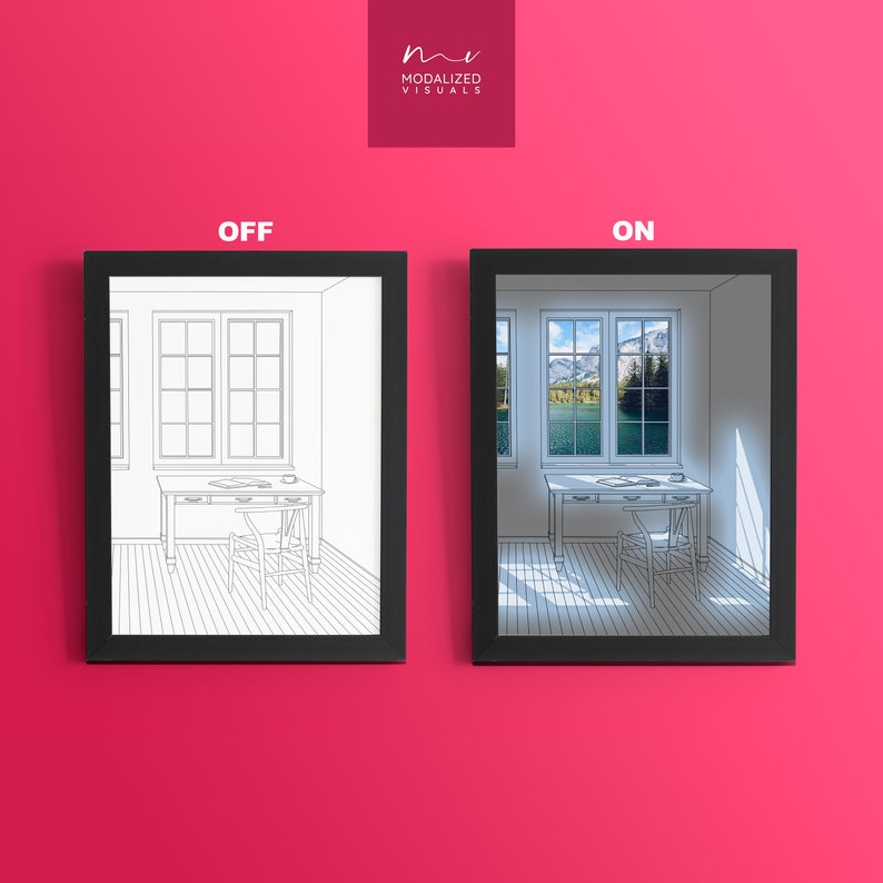 Printable LED Shadow Painting Digital File Download DIY - Etsy