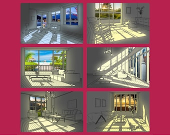 6 Printable LED Shadow Painting Template: Create Your Own Light Art