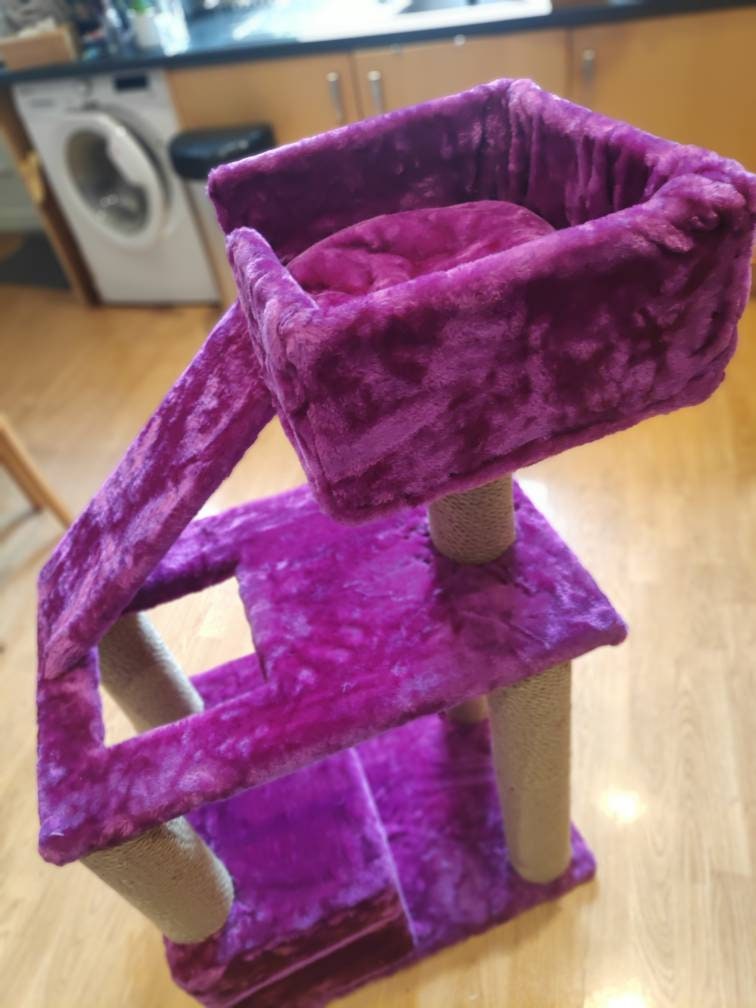 Gothic Cat Bed Unique Cat Tree Cat Tower Bed Cat Scratcher Etsy UK