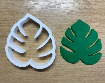 Monstera Leaf Shaped Cookie Cutters - 4 Sizes