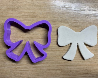 Christmas Bow Shaped Polymer Clay Cutters - 10 Size
