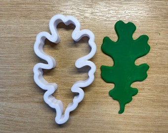 Oak Leaf Shaped Cookie Cutters - 4 Sizes