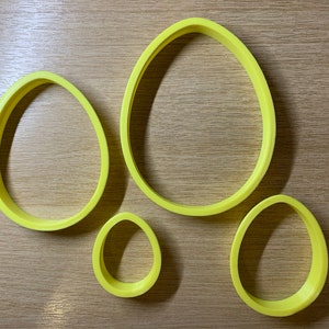 Easter Egg Cookie Cutters - 4 Sizes