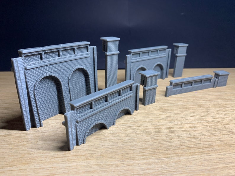 N Gauge Retaining Walls for Model Railways 1:148 Scale | Etsy UK