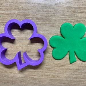 Shamrock Shaped Polymer Clay Cutters - 10 Size
