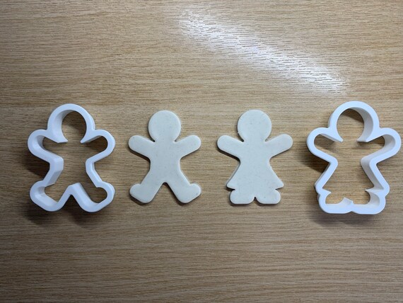 Gingerbread Lady person Shaped Cookie Cutters 4 Sizes Etsy