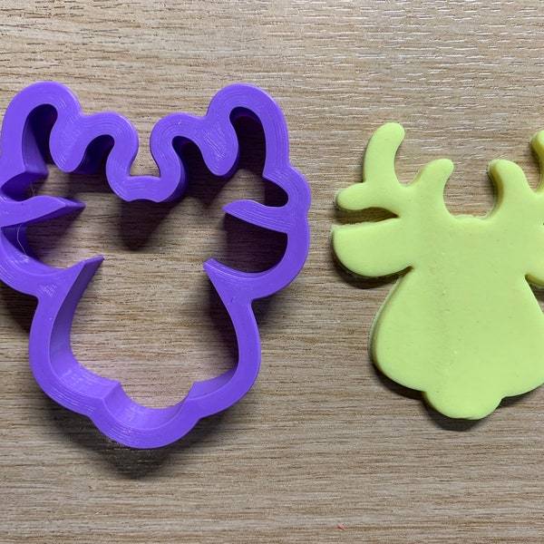 Rudolph The Red Nosed Reindeer Polymer Clay Cutters - 10 Size