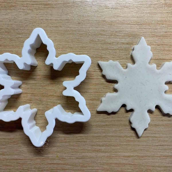 Snowflake Shaped Cookie Cutters - 4 Sizes