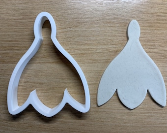 Snowdrop Shaped Cookie Cutters - 4 Sizes