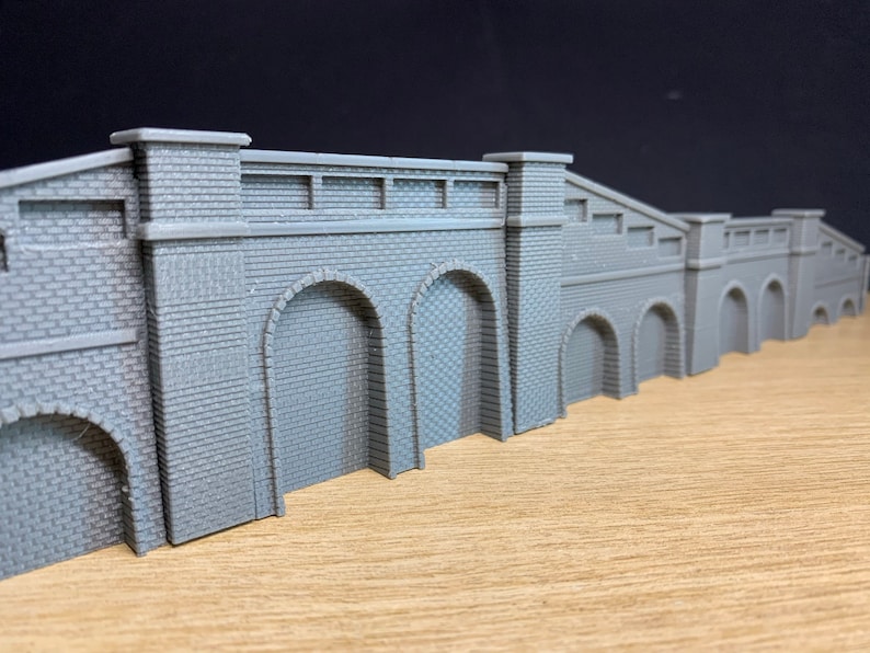 N Gauge Retaining Walls for Model Railways 1:148 Scale | Etsy UK