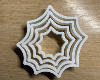 Halloween Spiders Web Cookie Cutters - 4 Maten