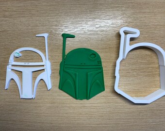 Boba Fett Keksschneider mit Stempeln - 4 Größen