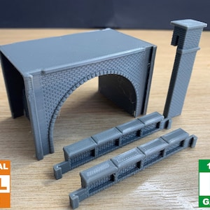 N Gauge Single Track Viaduct For Model Railways - 1:148 Scale - Digital Download