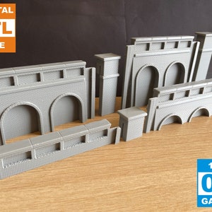 OO Gauge Retaining Walls For Model Railways - 1:76 Scale -Digital  Download