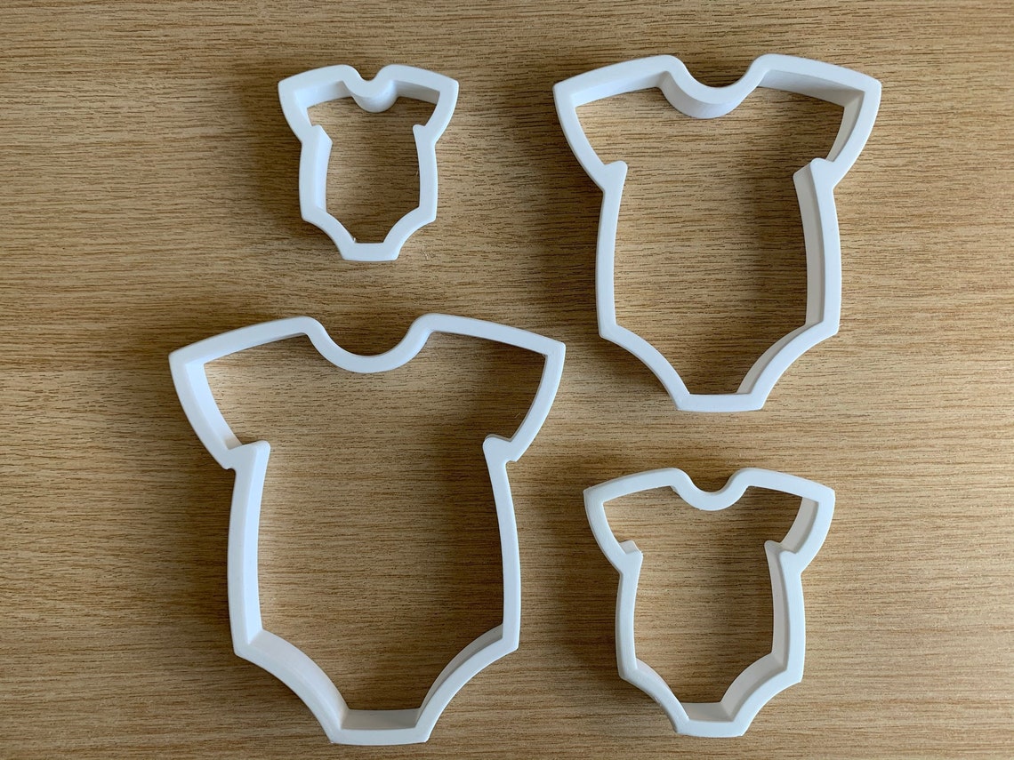 Baby Onesie Cookie/Clay Cutters 4 Sizes Etsy