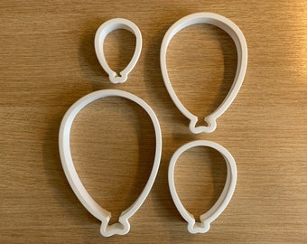 Party Balloon Cookie Cutters - 4 Sizes