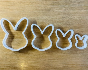 Easter Bunny Cookie Cutters - 4 Misure