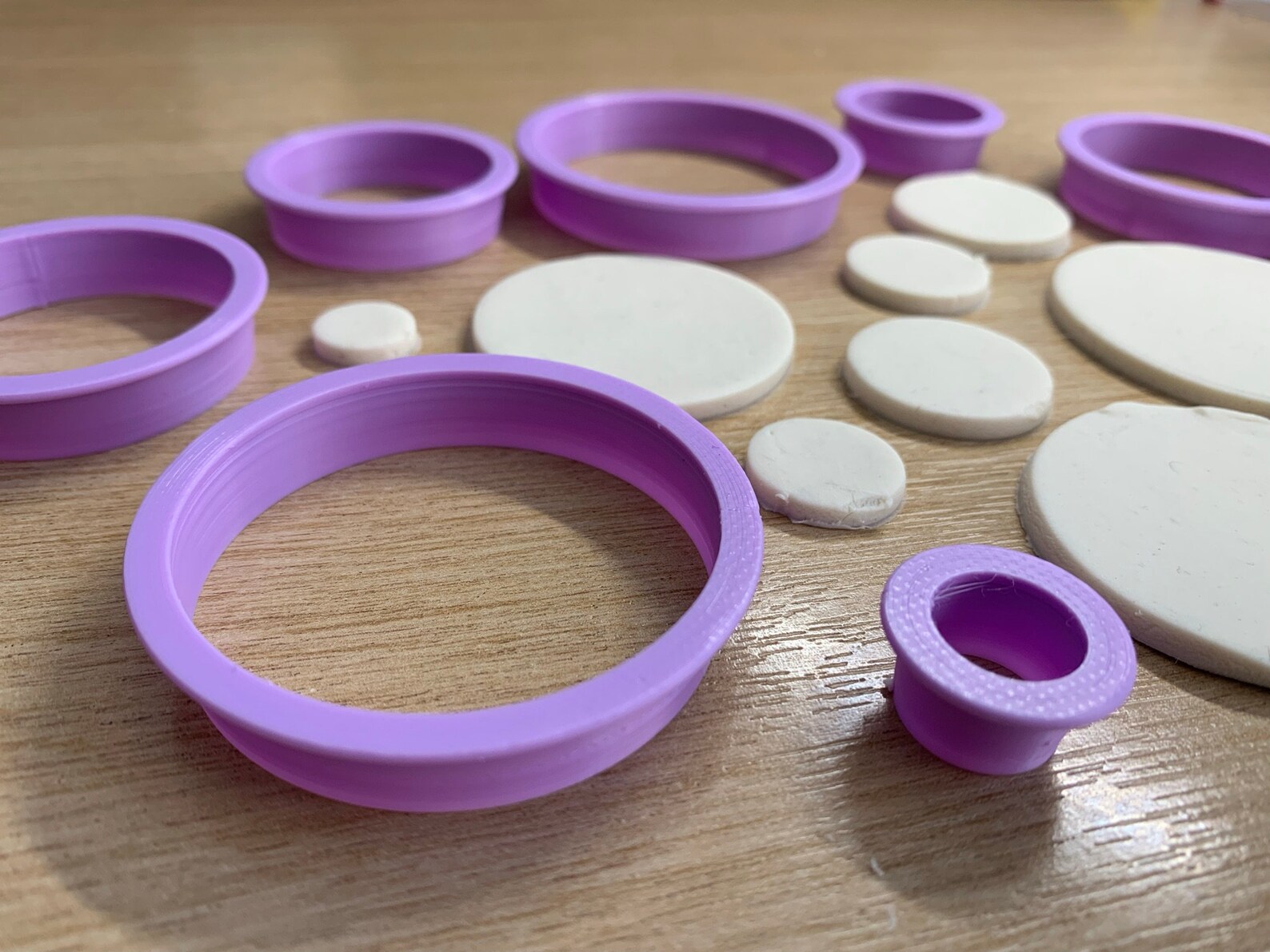 Round Circular Shaped Polymer Clay Cutters 10 Sizes | Etsy