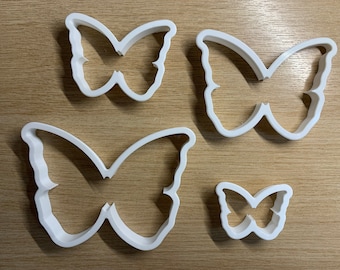 Butterfly Shaped Cookie Cutters - 4 Sizes