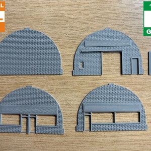 N Gauge Viaduct Wall Infills For Model Railways - 1:148 Scale - Digital Download
