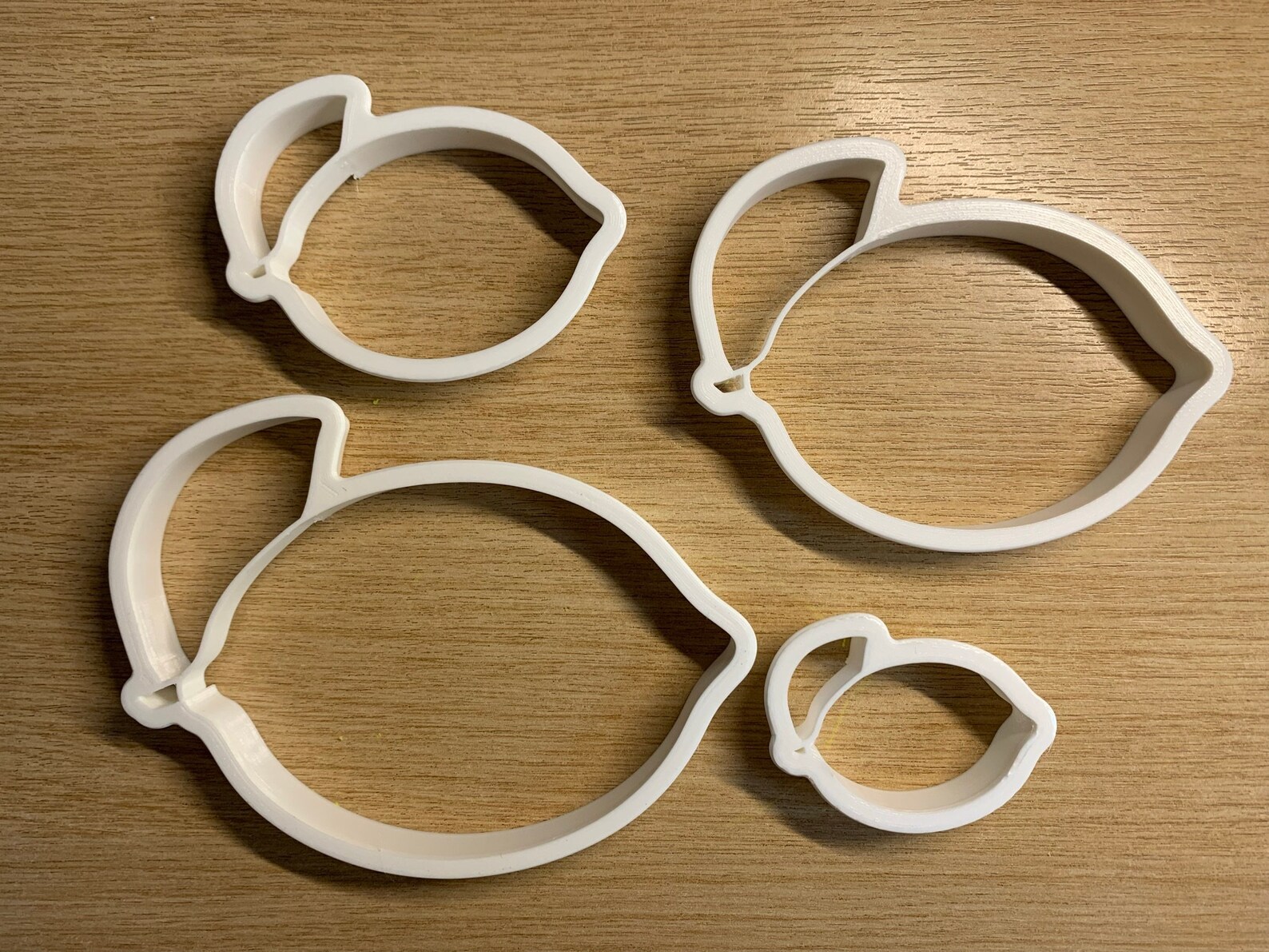 Lemon With Leaf Shaped Cookie Cutters 4 Sizes Embosser Etsy UK