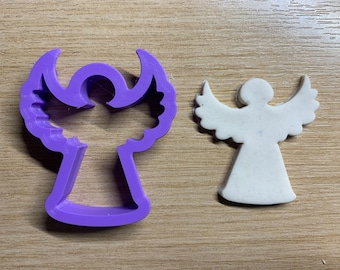 Christmas Angel Shaped Polymer Clay Cutters - 10 Size