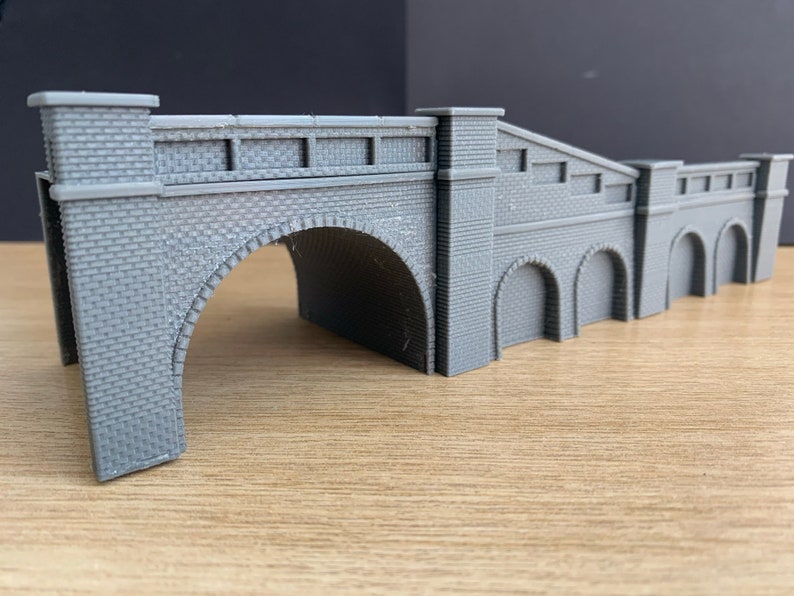 N Gauge Twin Track Viaduct for Model Railways 1148 Scale Etsy UK