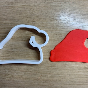 Father Christmas/Santa Hat Shaped Cookie Cutters - 4 Sizes