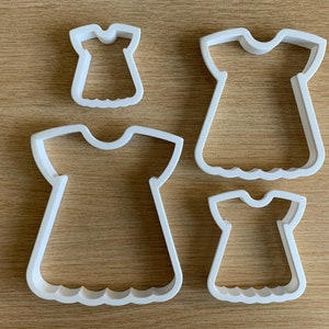 Baby Dress Cookie Cutters - 4 Sizes